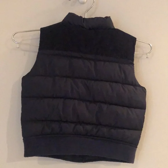 Baby Gap Puffer Vest Size 18-24 mos Boy Blue Corduroy Top and Pockets - Picture 6 of 10